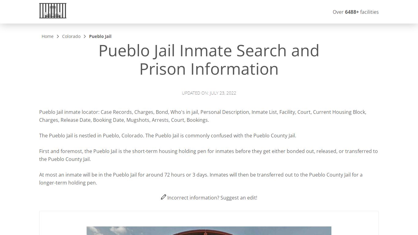 Pueblo Jail Inmate Search, Visitation, Phone no. & Mailing ...